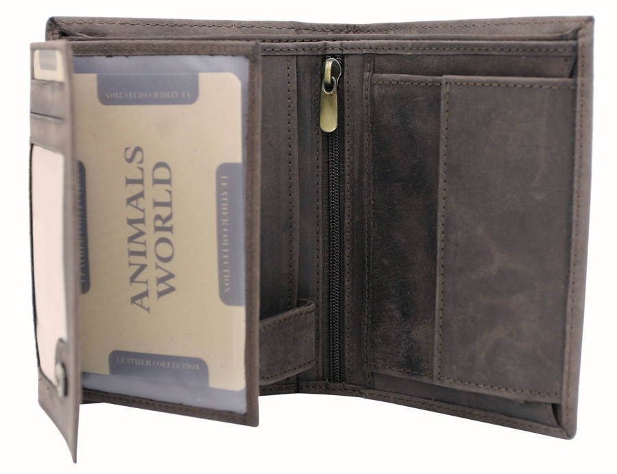 Leather wallet RFID ALWAYS WILD N4-CHM-HORSE