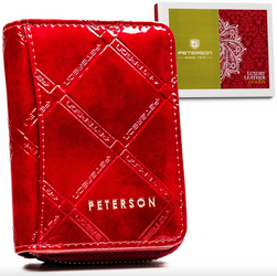 Leather wallet RFID PETERSON PTN 5157-PLT