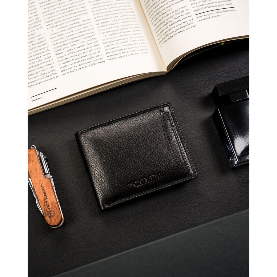 Leather card case 4U CAVALDI CW1012-NDM