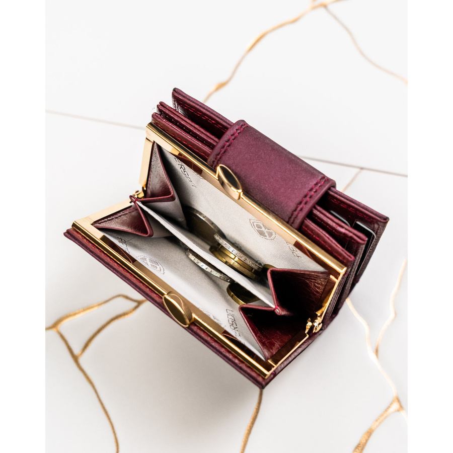 Leather wallet RFID PETERSON PTN PS329-HNL