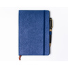 Granatowy notes w formacie A5 zadrukowany w linie - Peterson