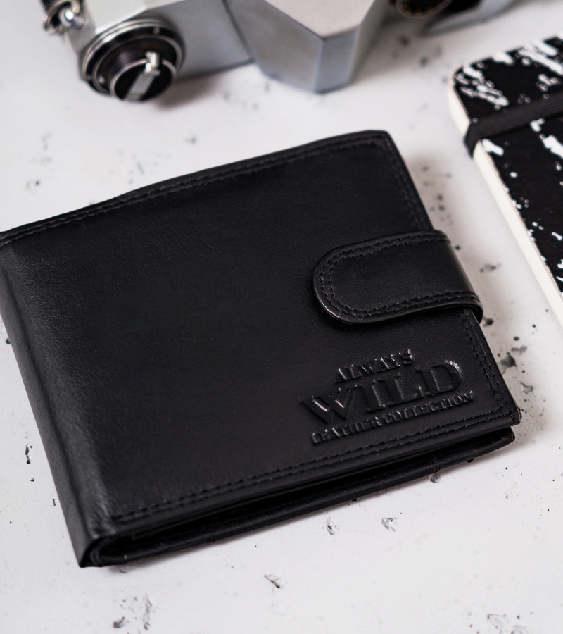 Leather wallet RFID ALWAYS WILD N992L-P-CCD-2-2726 B