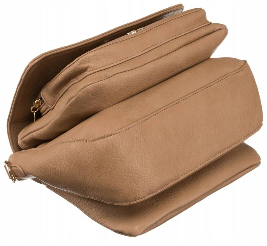 Stylowa listonoszka damska ze skóry ekologicznej - LuluCastagnette