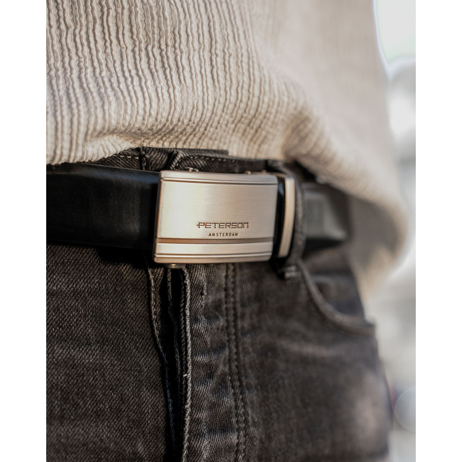 Leather belt PETERSON PTN A006