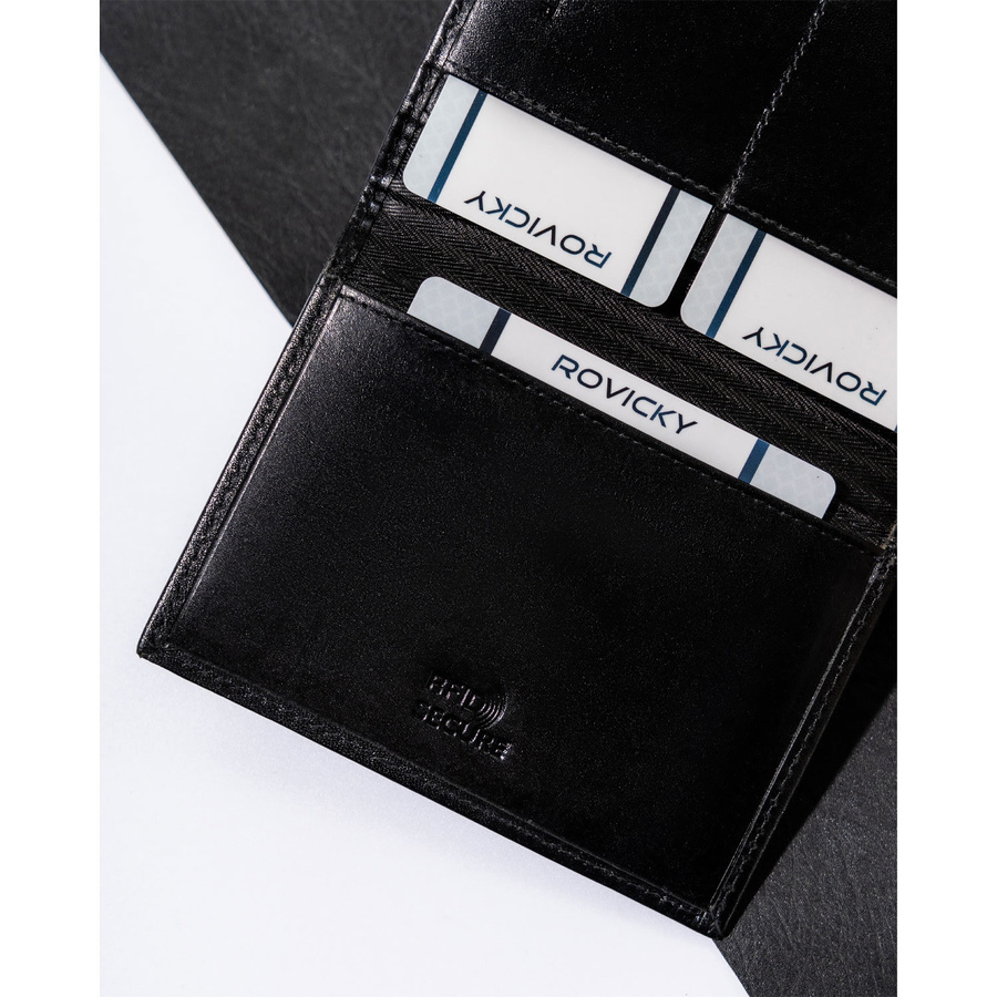 Leather wallet RFID ROVICKY N02-RVT