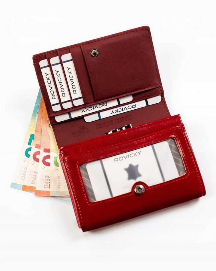 Leather & leatherette wallet RFID 4U CAVALDI PN30-BT
