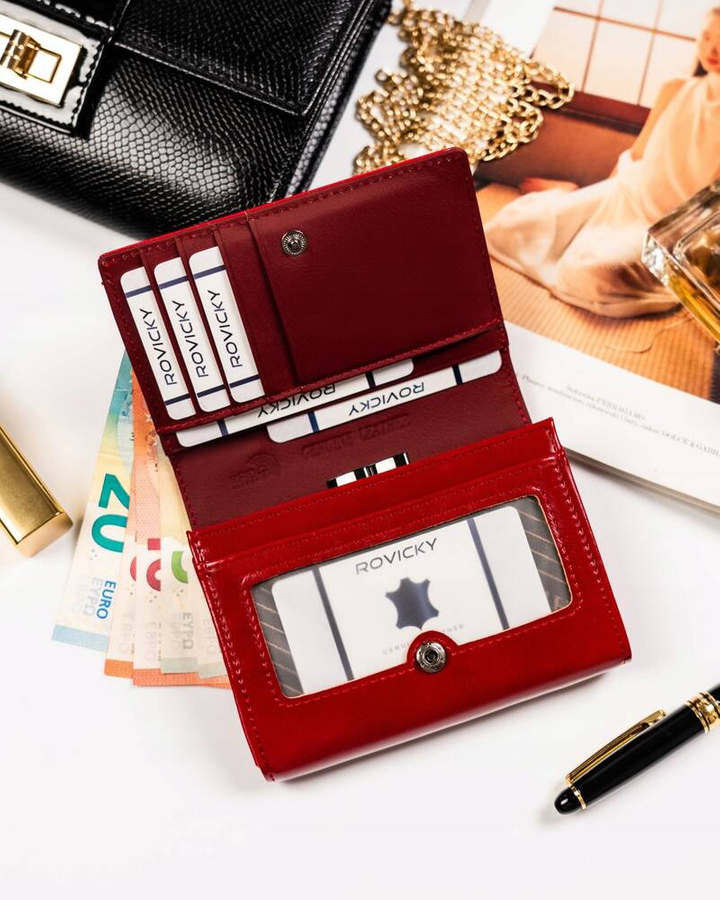 Leather & leatherette wallet RFID 4U CAVALDI PN30-BT