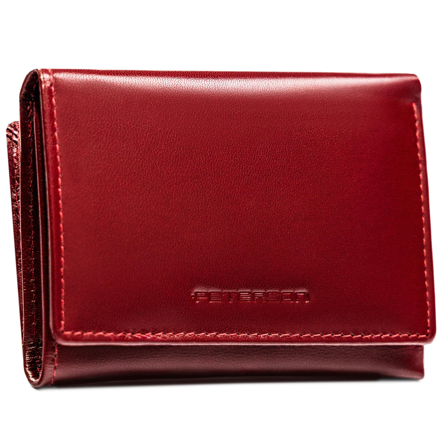 Leather wallet RFID PETERSON PTN RD-17-NGV