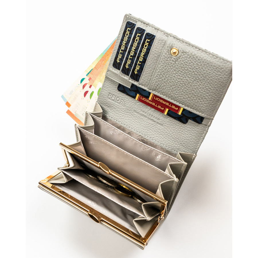 Leather wallet RFID PETERSON PTN PH30-LFL
