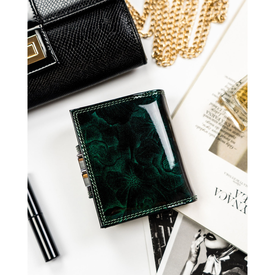 Leather and leatherette wallet RFID PETERSON PTN PS329-FDS