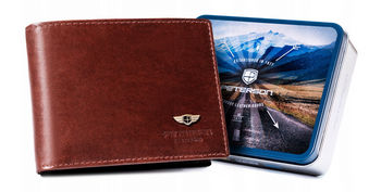 Leather wallet RFID PETERSON PTN 22304-VT