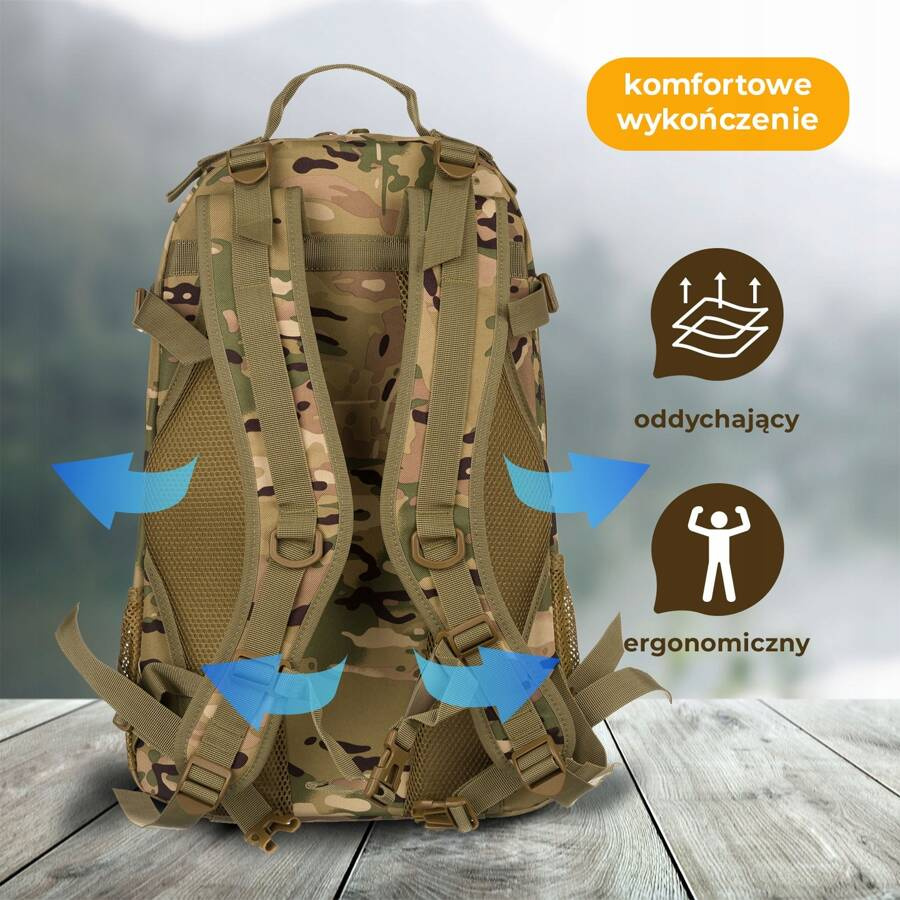 Polyester bagpack PETERSON BL076