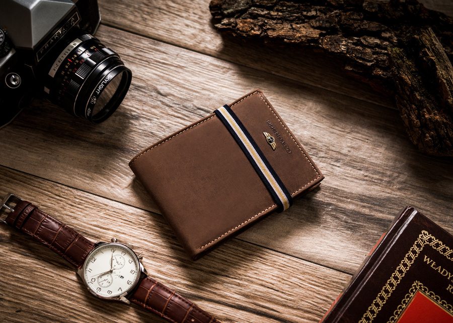 Leather men wallet PETERSON PTN 304E