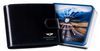 Leather wallet RFID PETERSON PTN 22301L-VT
