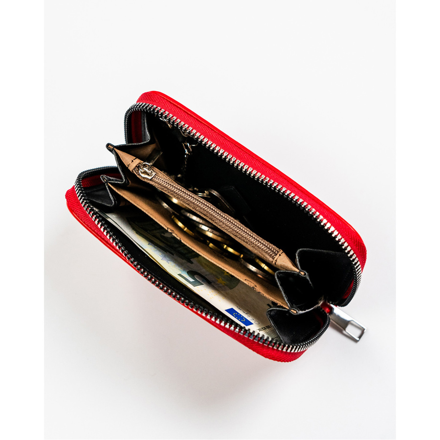Leatherette wallet 4U CAVALDI ABT-03-BL