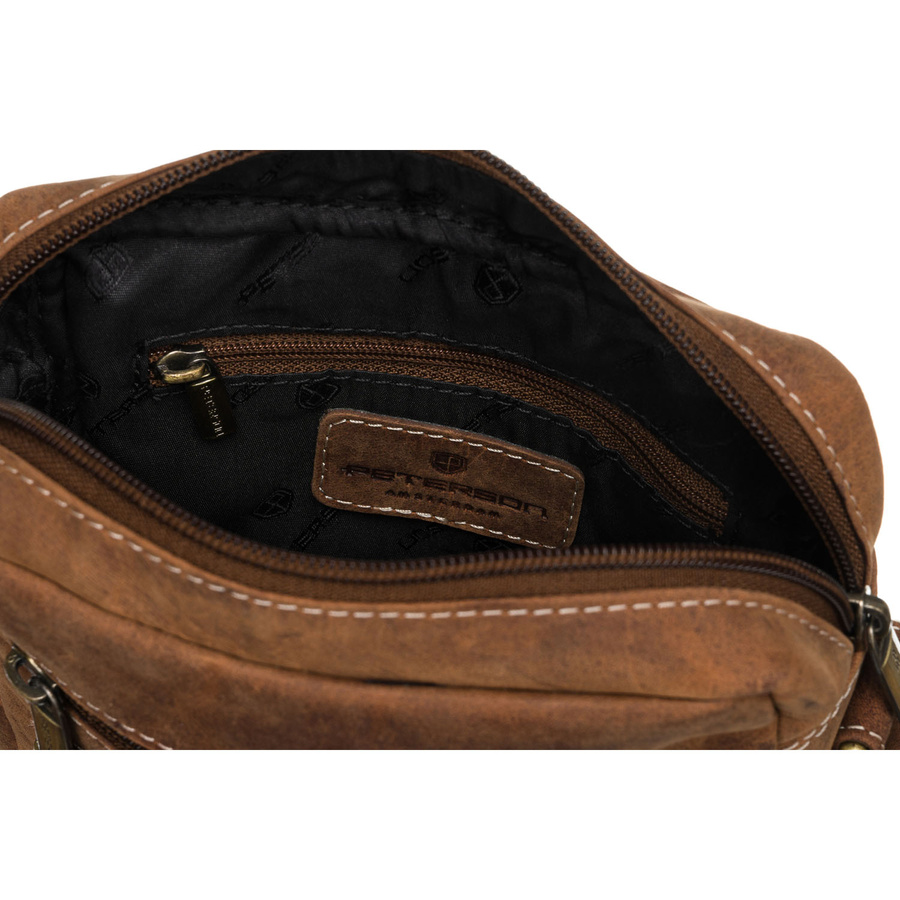 Leather bag PETERSON PTN 250-NSH
