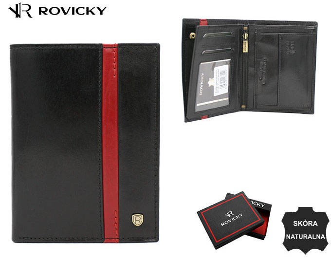 Leather wallet RFID ROVICKY 22314-RVTP 