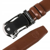 Leather belt PETERSON PTN PAS-CA4 BROWN