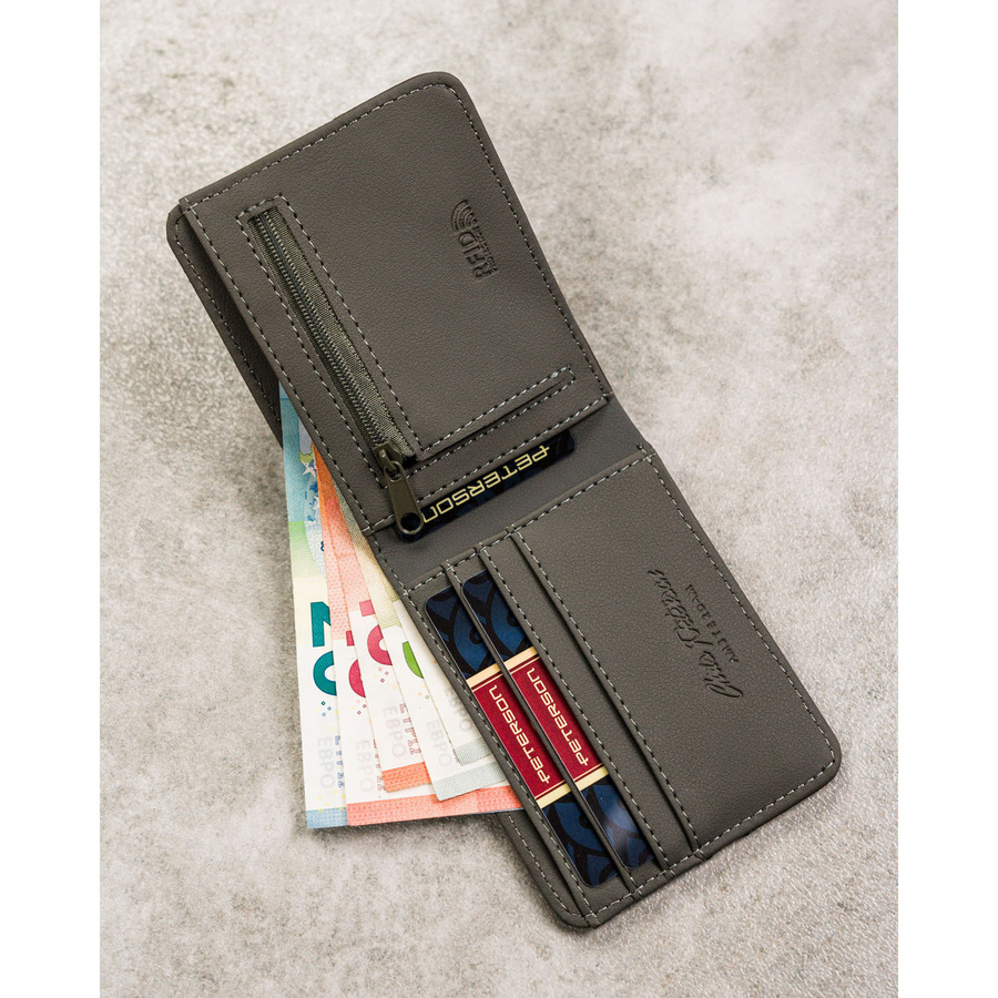 Leatherette wallet RFID PETERSON PTN EH-02Z
