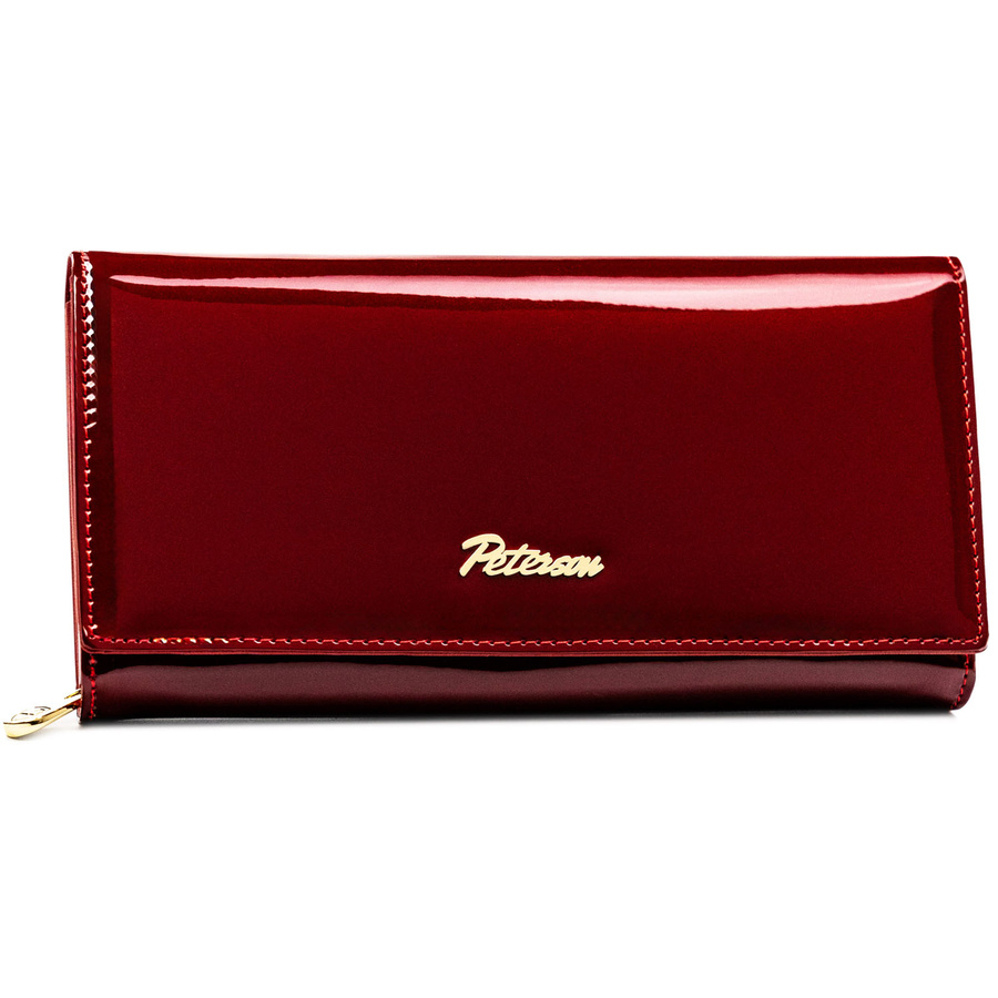 Leather wallet RFID PETERSON PTN BC-42106