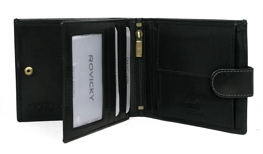 Leather wallet RFID ROVICKY N01L-RVTP