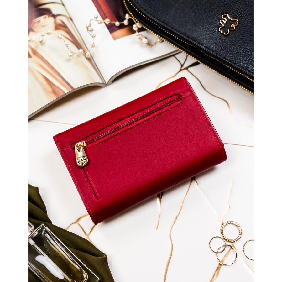 Leather and leatherette wallet RFID PETERSON PTN PS112-HNL