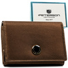 Leather and leatherette wallet RFID PETERSON PTN PS445-HNL