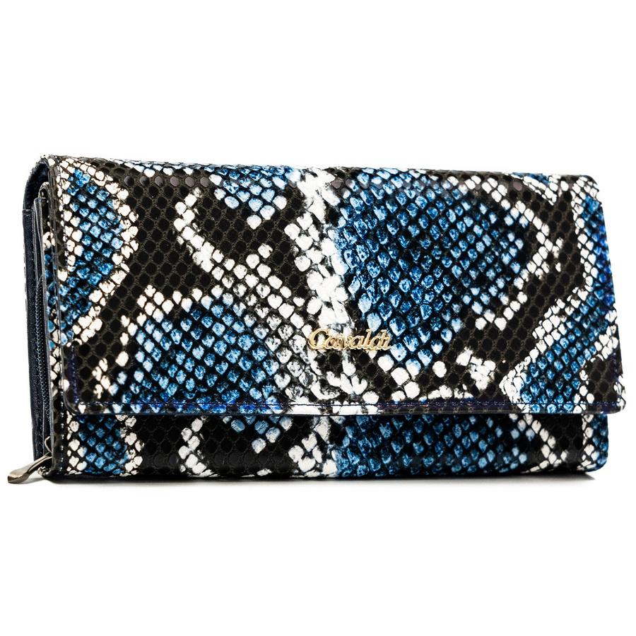 Leather wallet 4U CAVALDI PX28-DNH-BL-D.BLUE