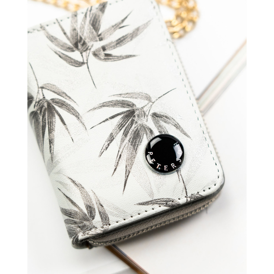 Leather+leatherette wallet RFID PETERSON PTN PX33-1-NPK