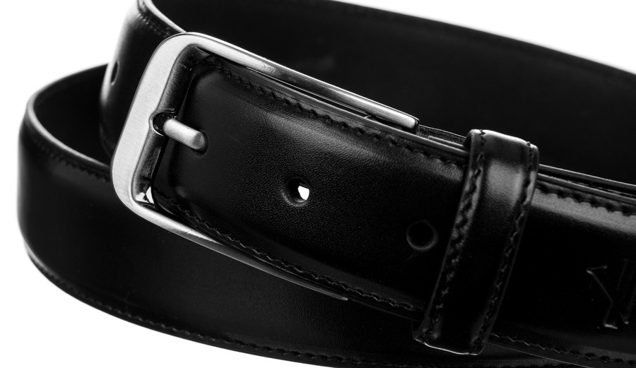 Leather men belt ROVICKY RPM-14-PUM