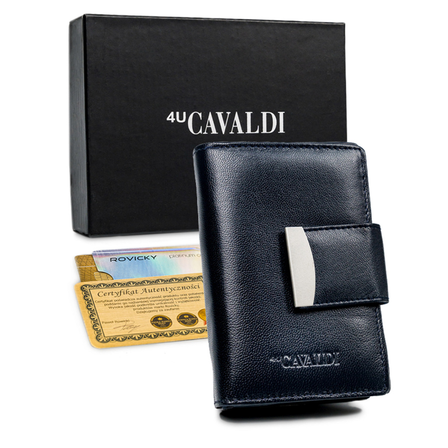 Leather wallet RFID 4U CAVALDI RD-04-GCL