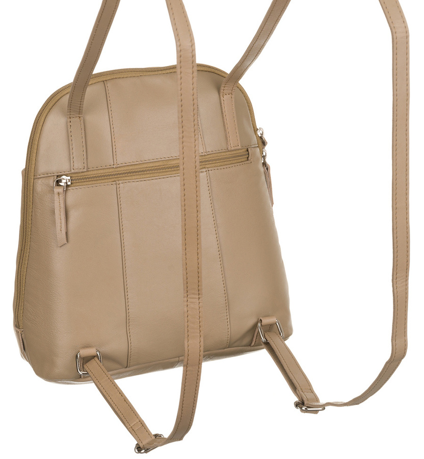 Leather bagpack PETERSON PTN TOR-311-SNC
