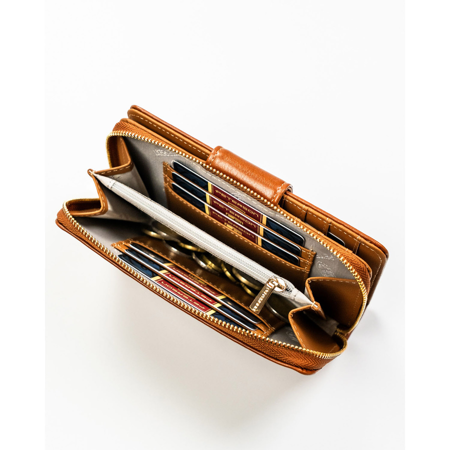 Leatherette wallet RFID PETERSON PTN 008-HF