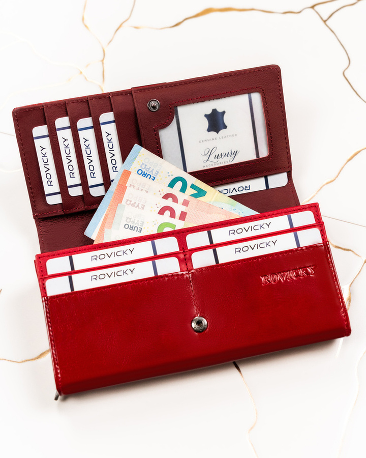 Leather & leatherette wallet ROVICKY RPX-20A