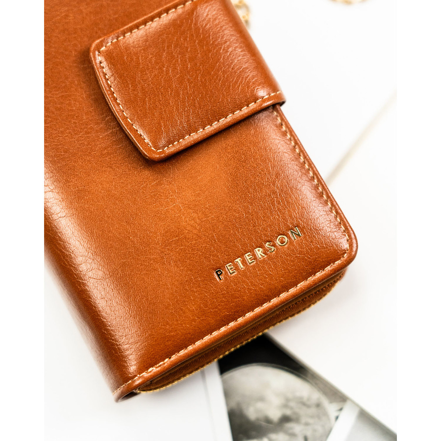 Leatherette wallet RFID PETERSON PTN 008-HF