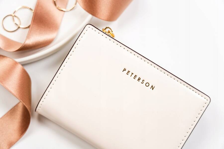 Leatherette wallet RFID PETERSON PTN 003-LAK