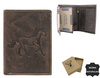 Leather wallet RFID ALWAYS WILD N4-CHM-HORSE