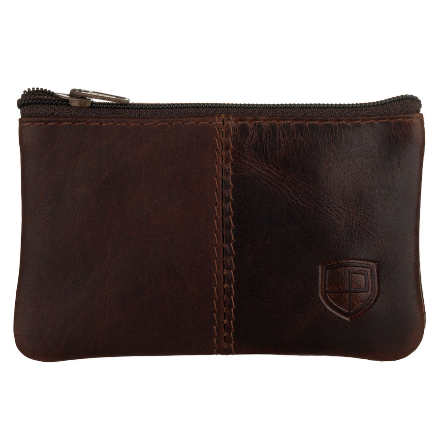 Skórzane etui na klucze w brązowym kolorze - Peterson