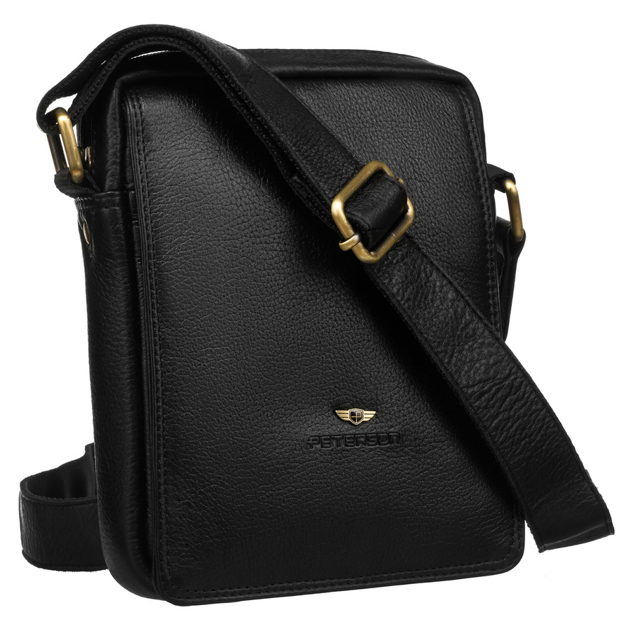 Leather bag PETERSON PTN 250586-NDM