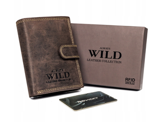 Leather men wallet ALWAYS WILD