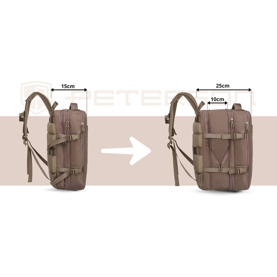 Polyester bagpack PETERSON PTN 24421