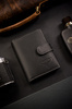Leather wallet RFID BUFFALO WILD MR-04L-BAW-BL