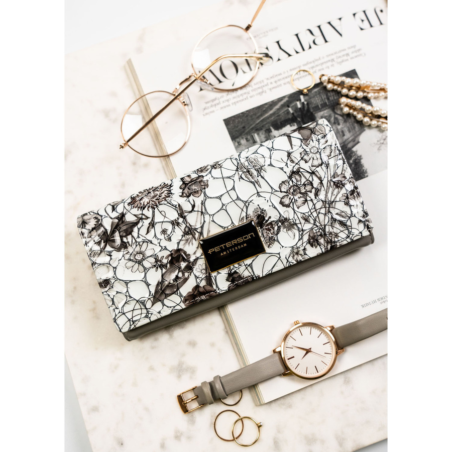 Leather wallet RFID PETERSON PTN PH27-LFL