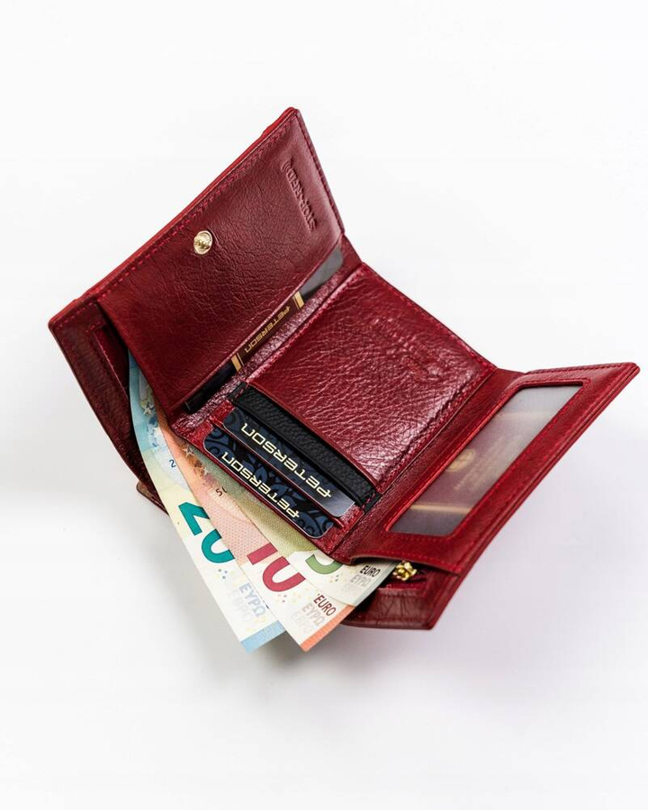 Leather women wallet PETERSON PTN PL-412