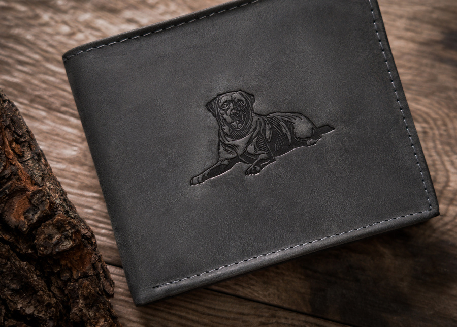 Leather wallet RFID ALWAYS WILD N992-CHM-DOG-2 