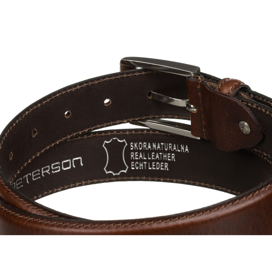 Leather belt PETERSON PTN LTP-CRU