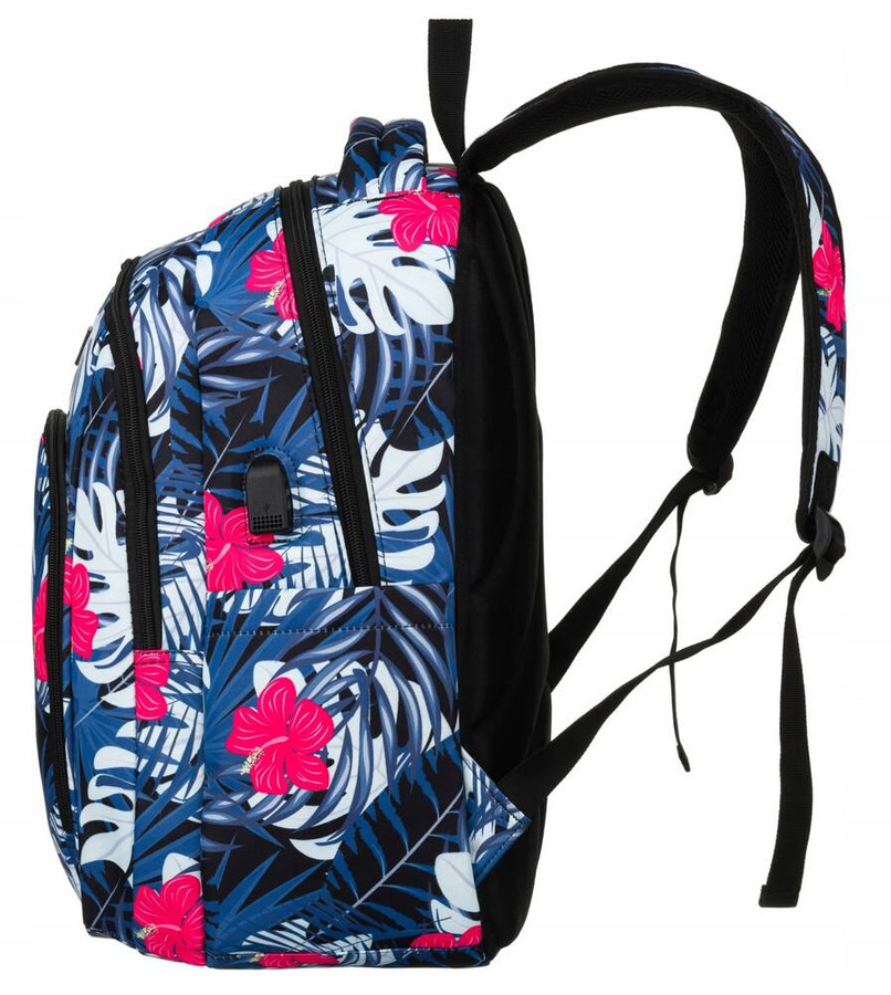 Polyester bagpack PETERSON PTN 77711-6623 PRT-1