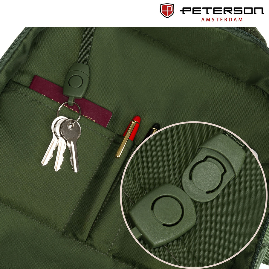 Polyester bagpack PETERSON PTN 24421