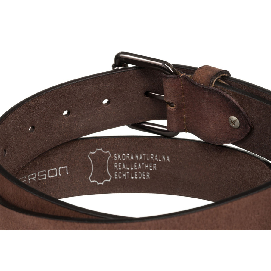 Leather belt PETERSON PTN LTP-BUF