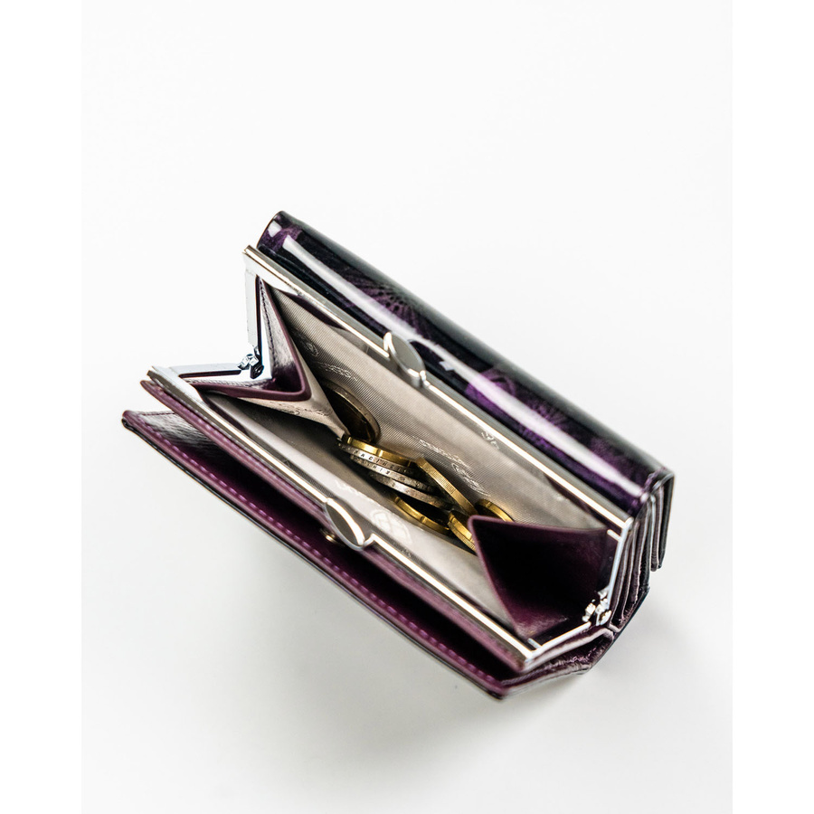 Leather and leatherette wallet RFID PETERSON PTN PS15-09-FDS
